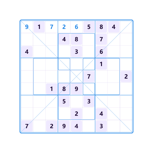 Anti-König Diagonal Hyper Sudoku