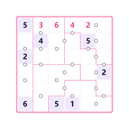 Anti-König Unregelmäßig Aufeinanderfolgendes Sudoku