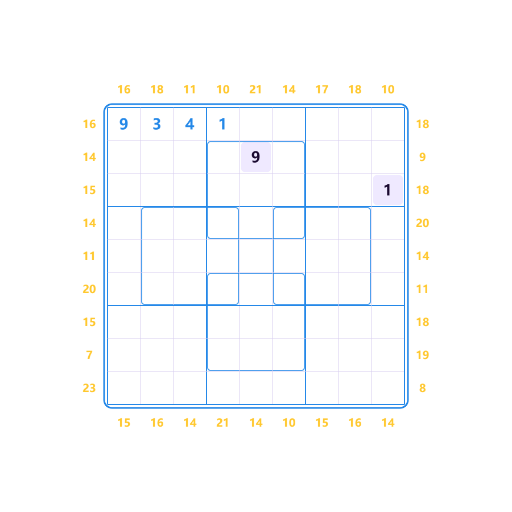 Anti-Knight Hyper Frame Sudoku