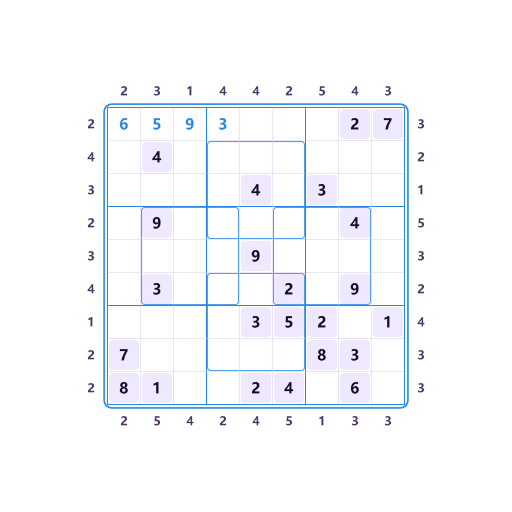 Anti-Springer Hyper Wolkenkratzer-Sudoku