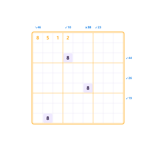 Anti-cavallo Sudoku Little Killer
