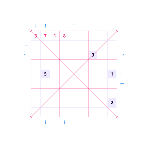 Anti-cavalier Diagonal Sudoku Rossini