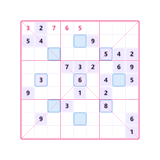 Diagonal Asterisk Sudoku