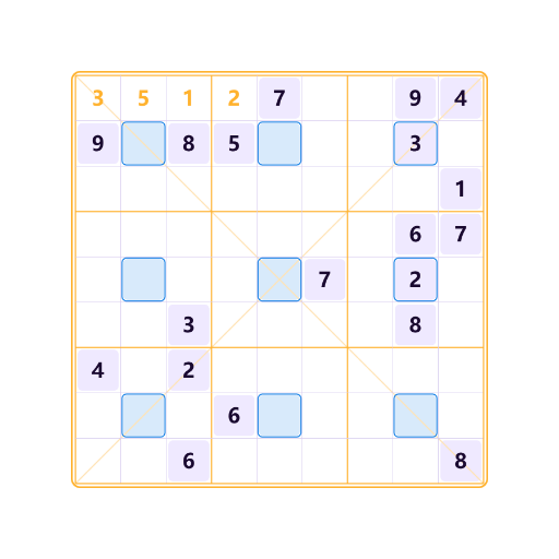 Diagonal Point central Sudoku
