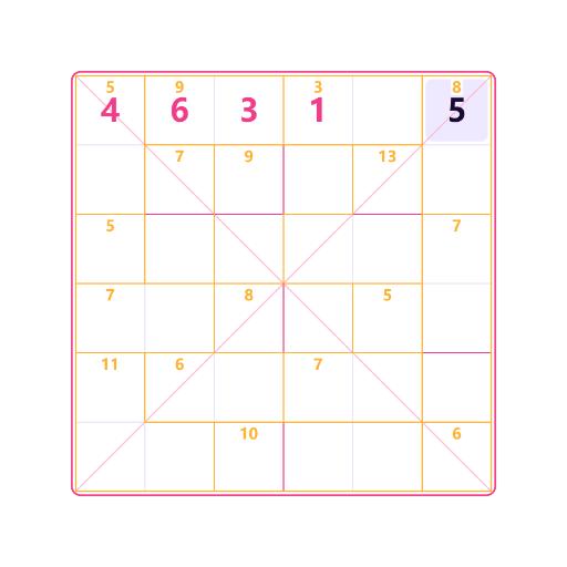 Diagonal Killer Sudoku