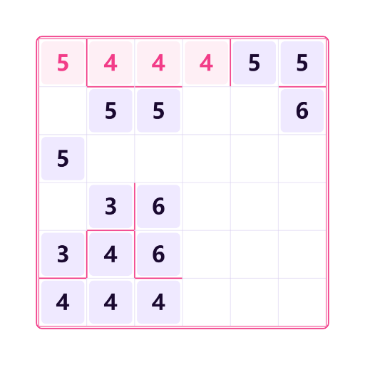 No Rectangles Fillomino