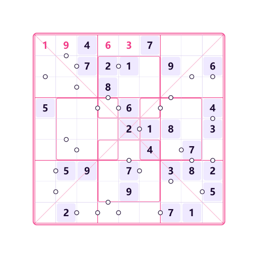 Diagonal Hiper Sudoku consecutivo