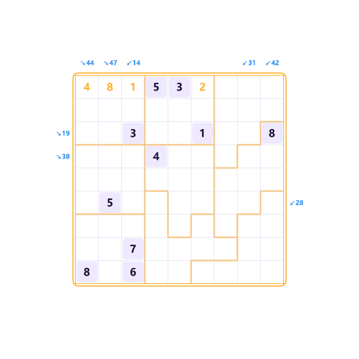 Irregular Sudoku Little Killer